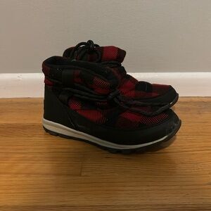 Sorel buffalo plaid winter boots